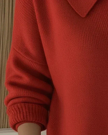 Vespera | Cardigan suave con cuello abotonado