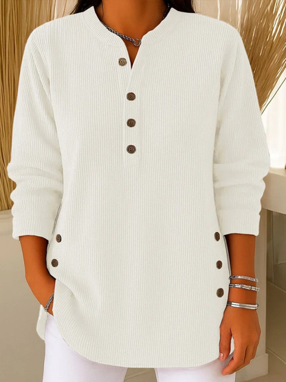 Neva | Túnica Henley con botones frontales