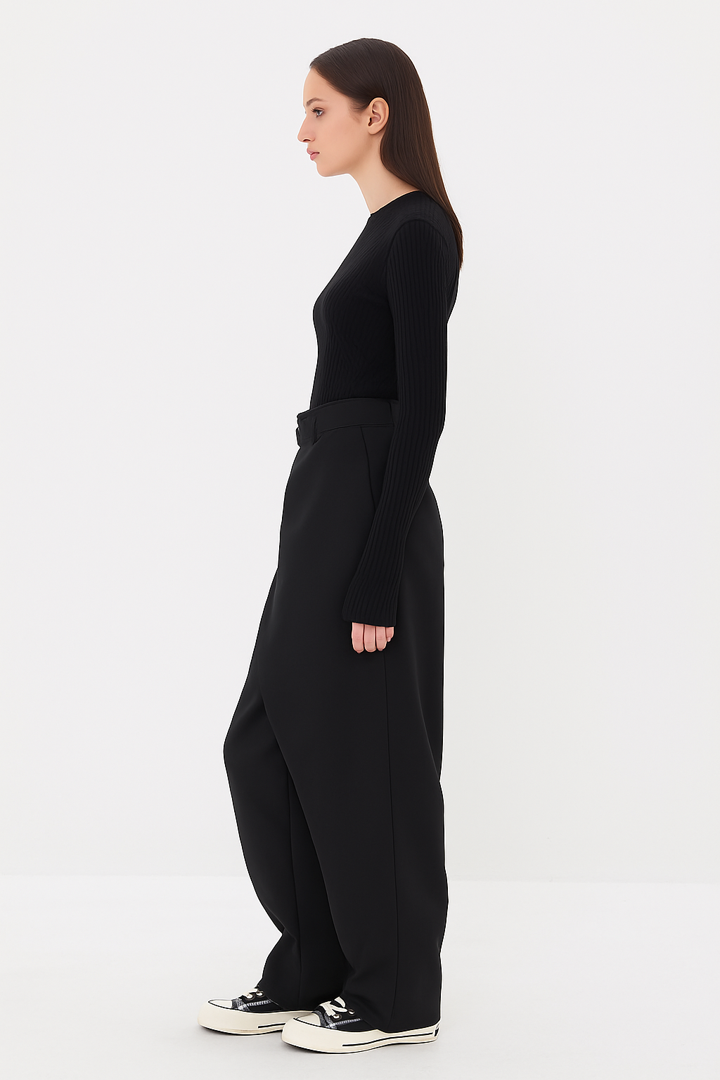 Pantalón Asimétrico Corte Relajado