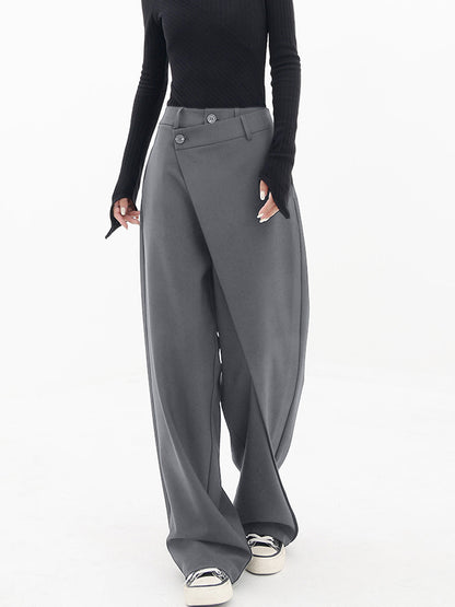 Pantalón Asimétrico Corte Relajado