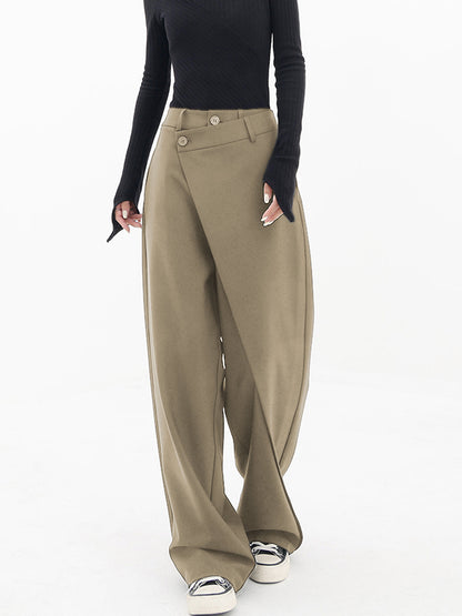 Pantalón Asimétrico Corte Relajado