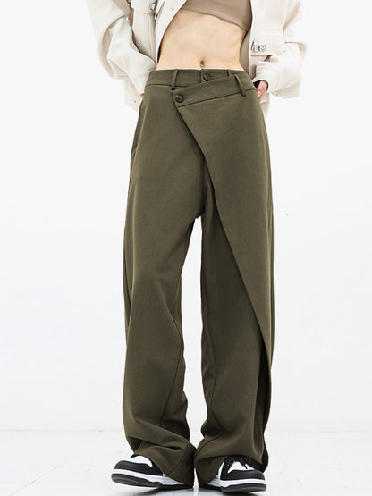 Pantalón Asimétrico Corte Relajado