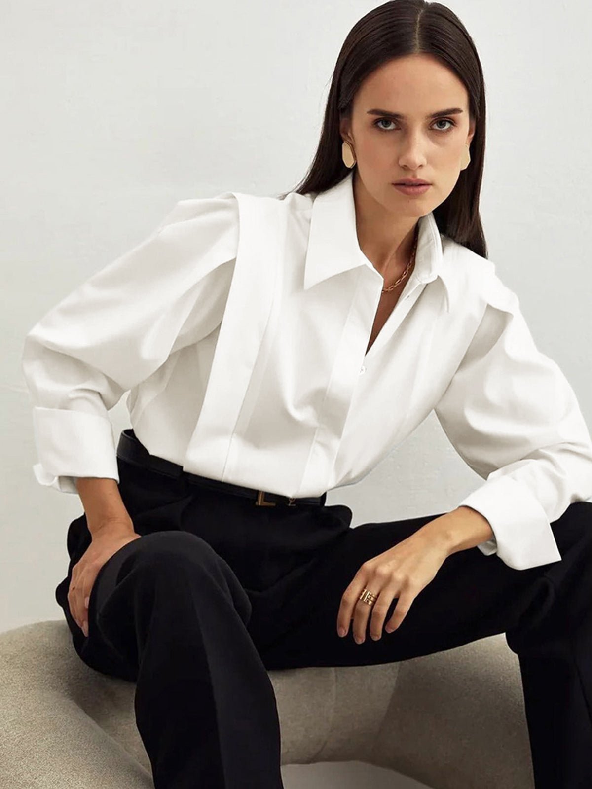 Camisa de Cuadros con Botones