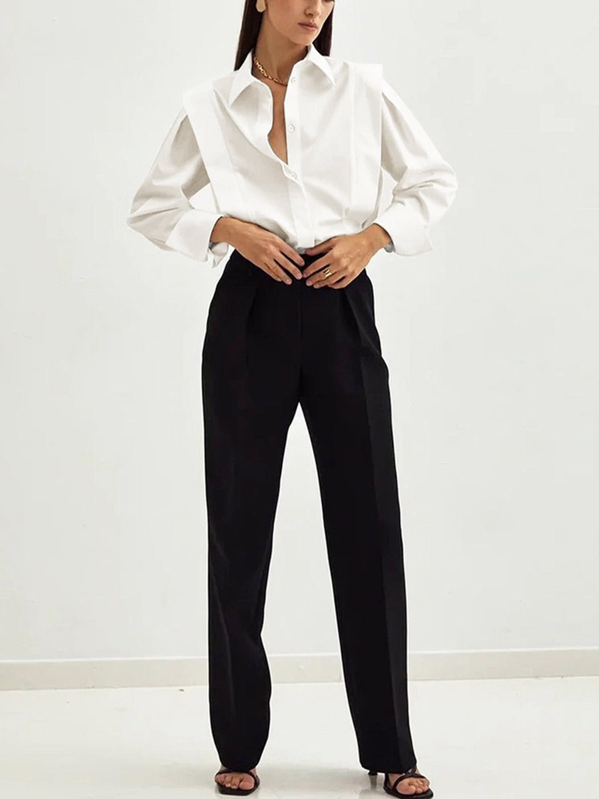 Camisa de Cuadros con Botones