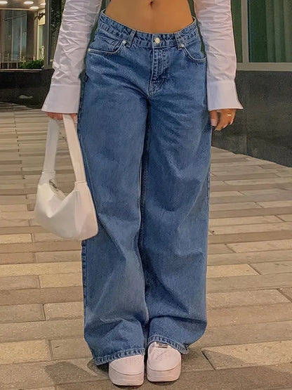 Jeans Baggy Vintage de Talle Bajo