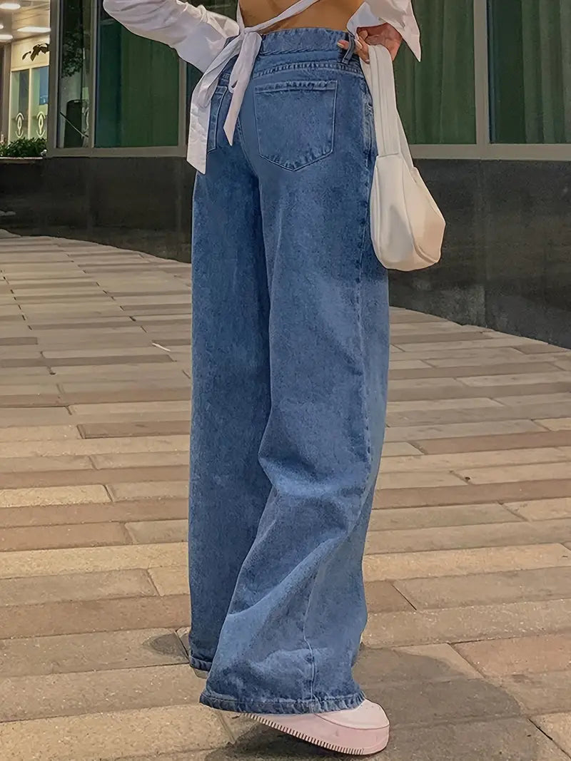 Jeans Baggy Vintage de Talle Bajo