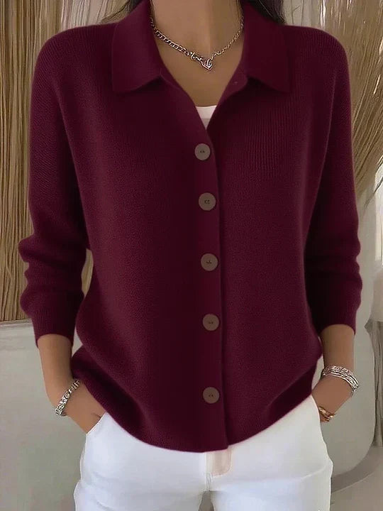 Josephine | Cardigan con botones y cuello elegante