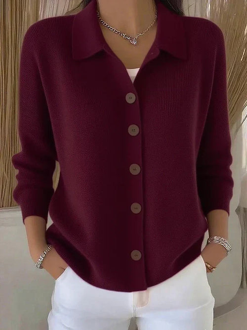 Josephine | Cardigan con botones y cuello elegante