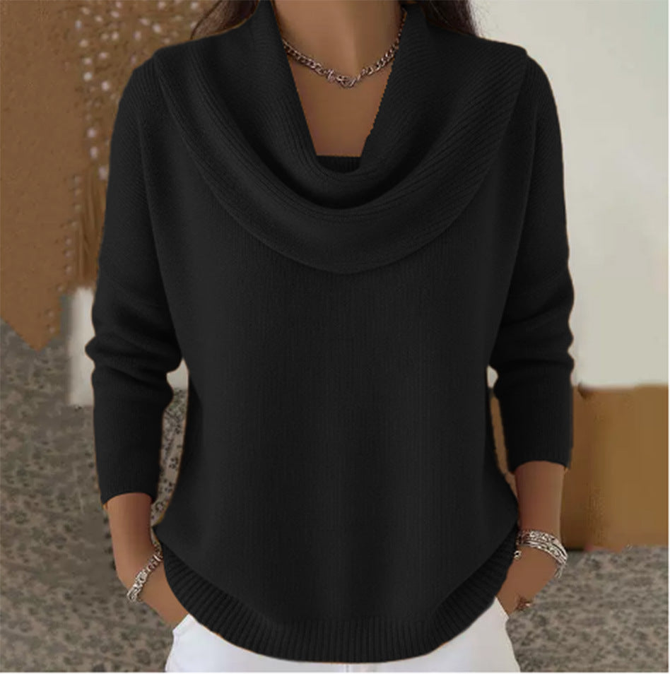 Juliette | Suéter de cuello tipo cowl elegante