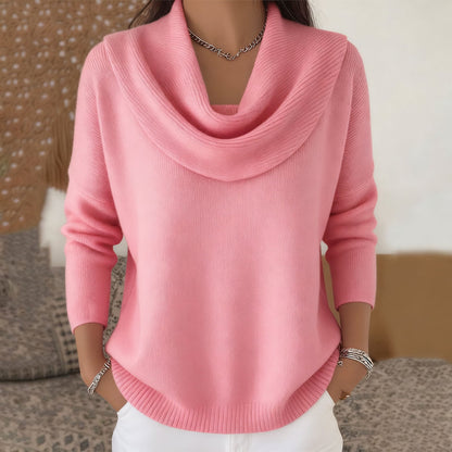 Juliette | Suéter de cuello tipo cowl elegante