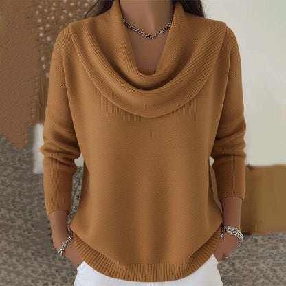 Juliette | Suéter de cuello tipo cowl elegante