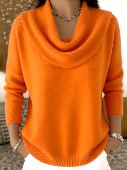 Juliette | Suéter de cuello tipo cowl elegante
