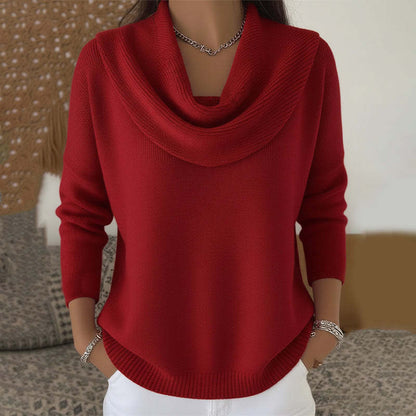 Juliette | Suéter de cuello tipo cowl elegante
