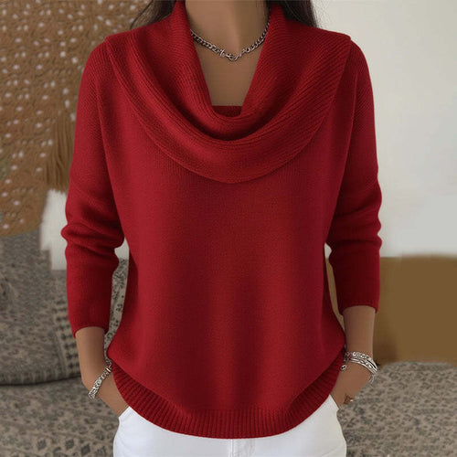 Juliette | Suéter de cuello tipo cowl elegante
