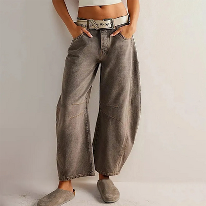 Jeans de Mujer Pierna Ancha Máxima Comodidad