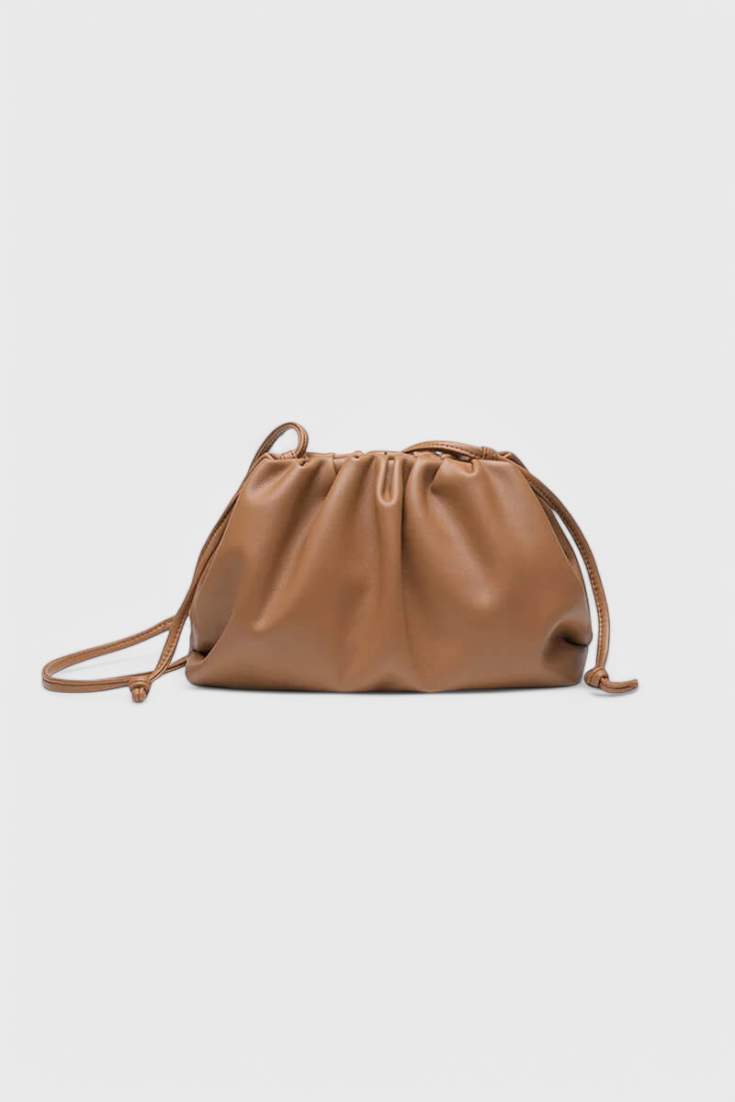 Bolso cruzado mujer cuero vegano pequeño – bolso moderno elegante compacto