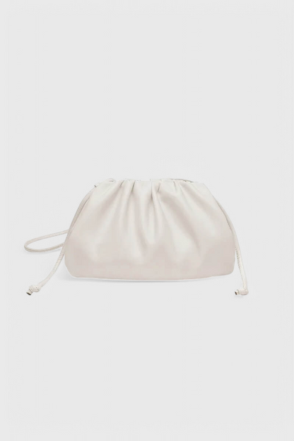 Bolso cruzado mujer burdeos elegante – bolso compacto cuero vegano tipo pouch