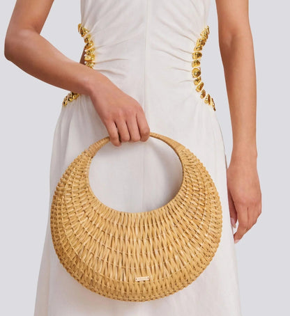 Bolso Playa Mujer Tejido Natural – Diseño Elegante Verano y Ligero