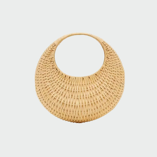 Bolso Playa Mujer Tejido Natural – Diseño Elegante Verano y Ligero