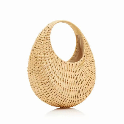 Bolso Playa Mujer Tejido Natural – Diseño Elegante Verano y Ligero