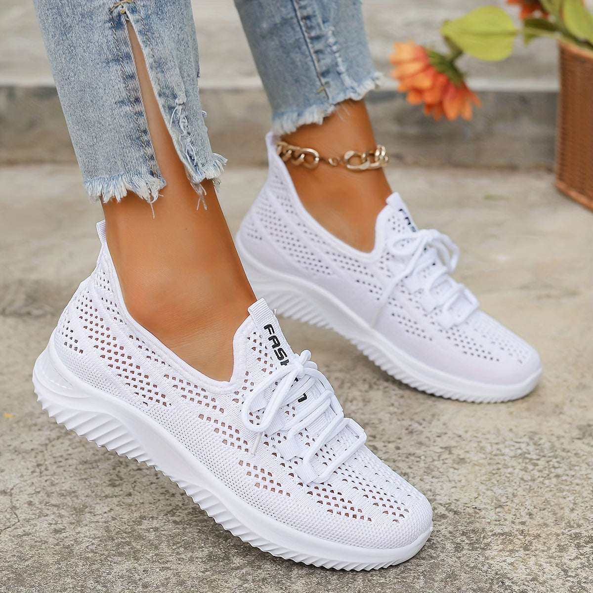 Zapatillas mujer transpirables con suela amortiguadora ligera