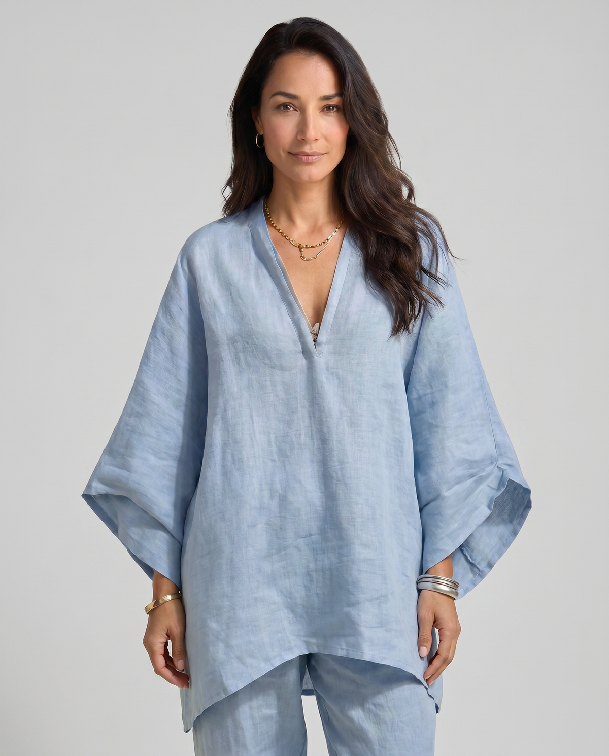 Marina | Conjunto Casual de Dos Piezas con Escote en V