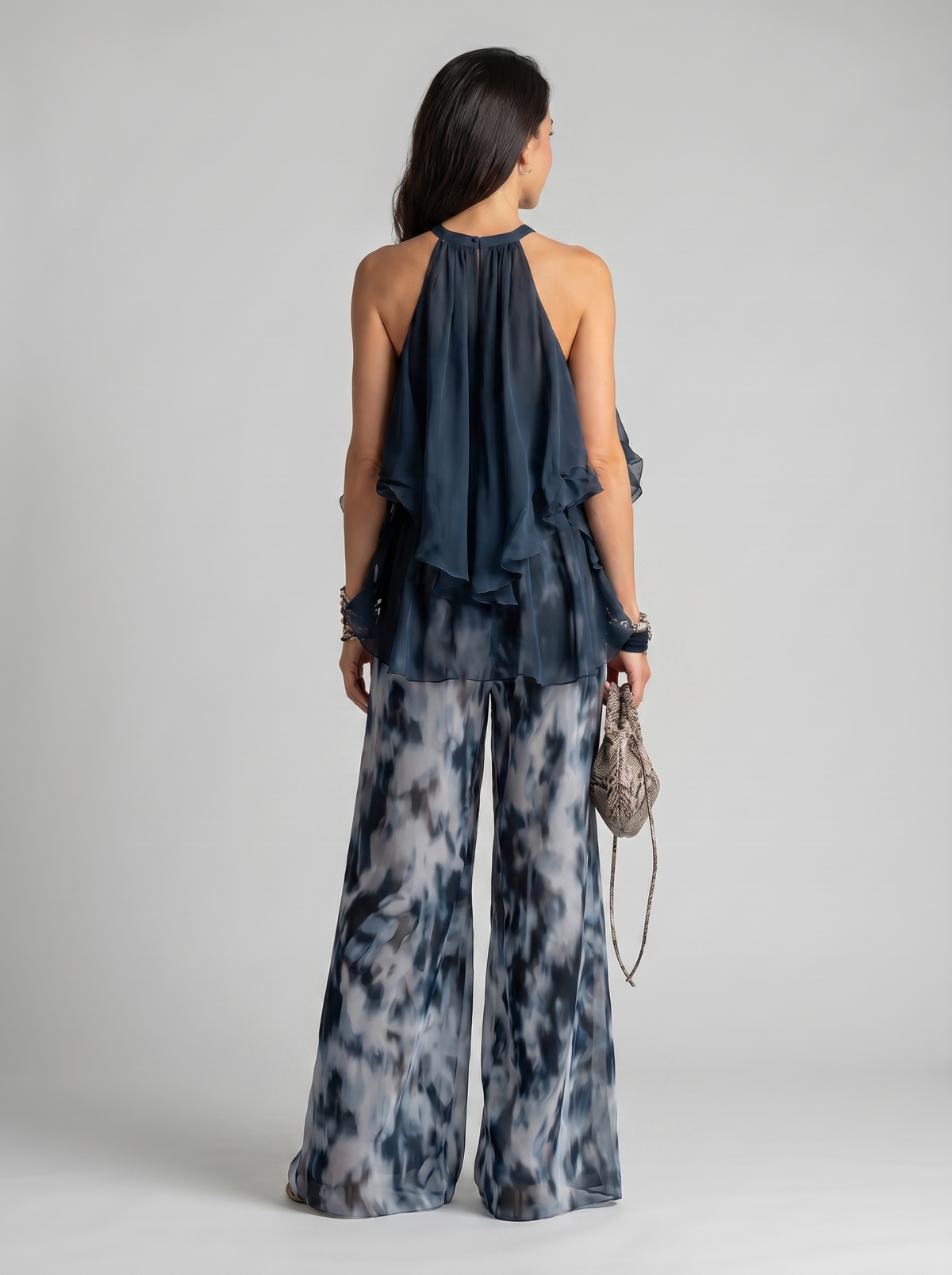 Elisa | Conjunto Elegante y Ligero con Top Fluido y Pantalones Anchos