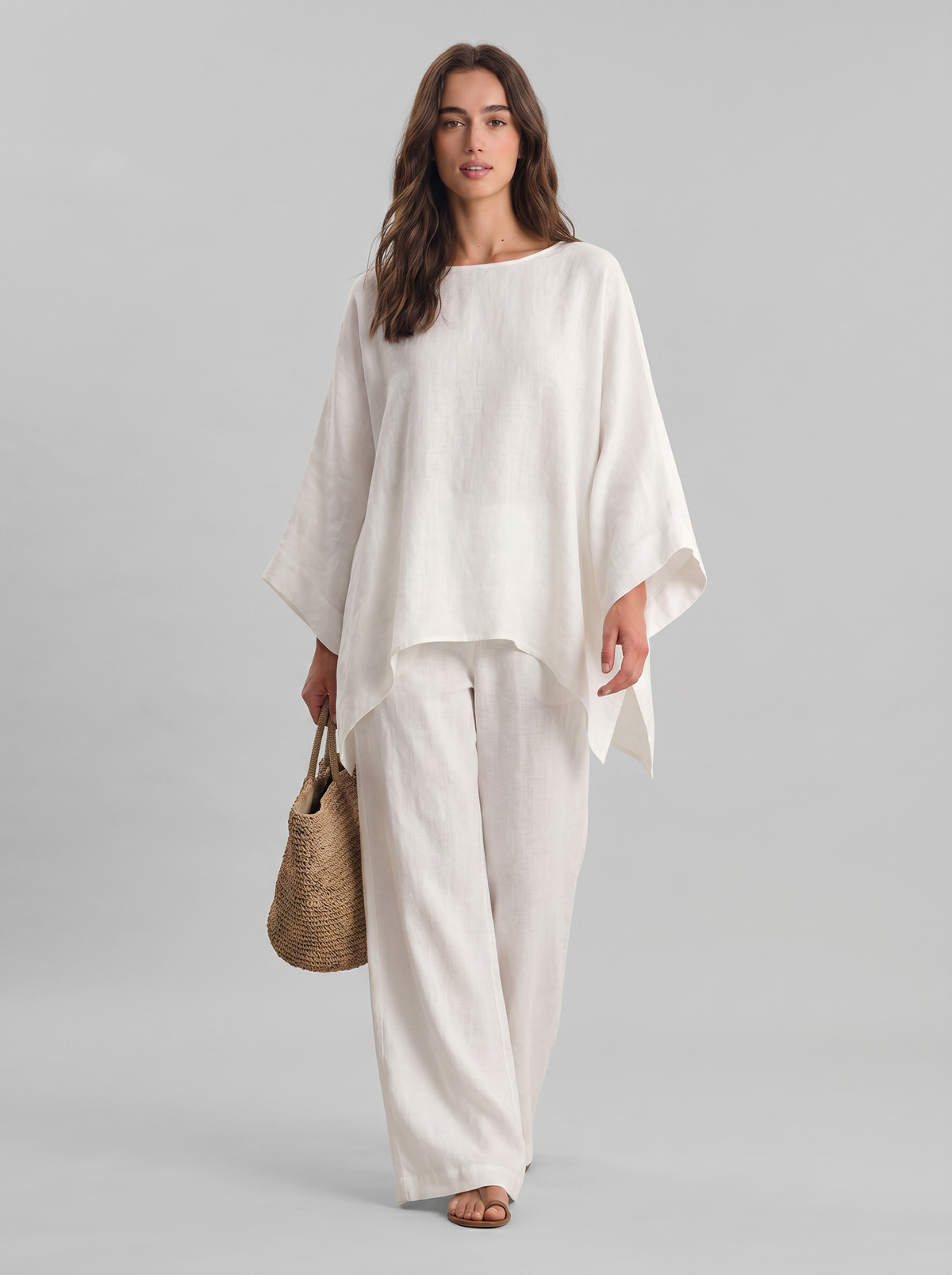 Cristina | Conjunto de Dos Piezas con Manga Larga y Pantalón Ancho