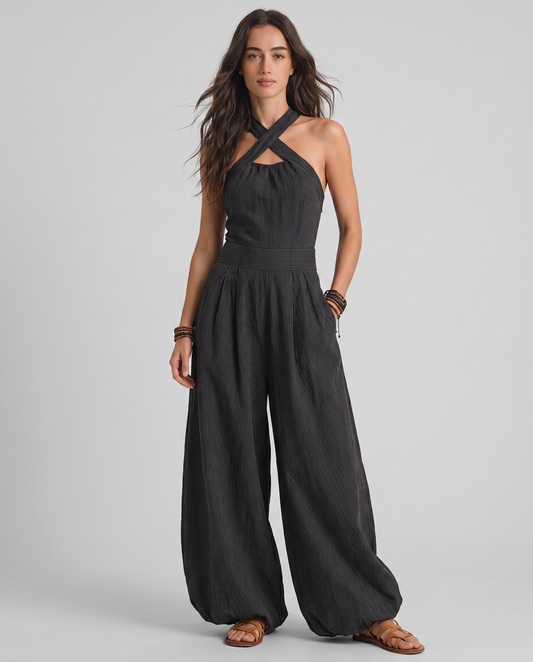Arianna | Mono elegante con escote cruzado