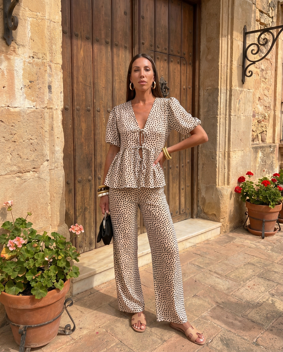 Leonora | Conjunto Informal Elegante de Dos Piezas