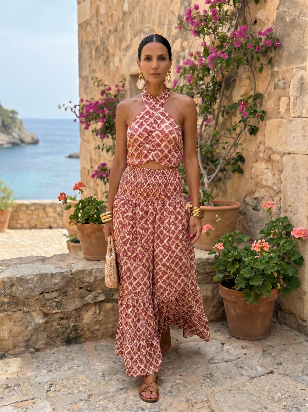 Elsa | Conjunto Elegante con Hombros Descubiertos