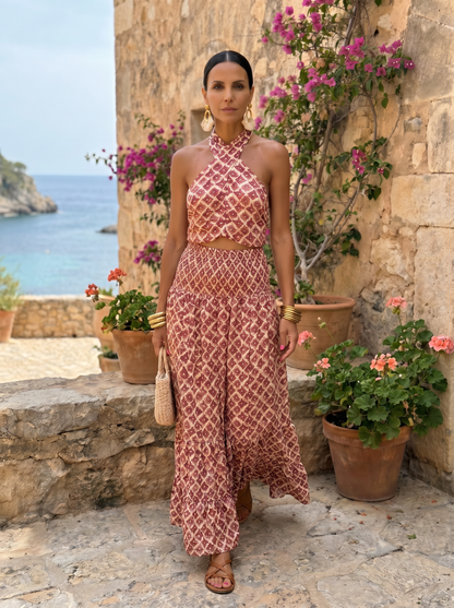 Elsa | Conjunto Elegante con Hombros Descubiertos