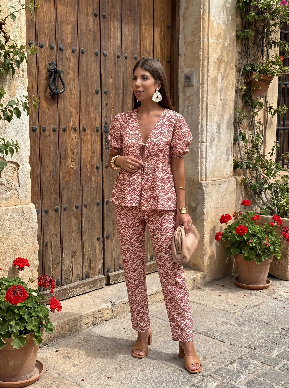 Leonora | Conjunto Informal Elegante de Dos Piezas