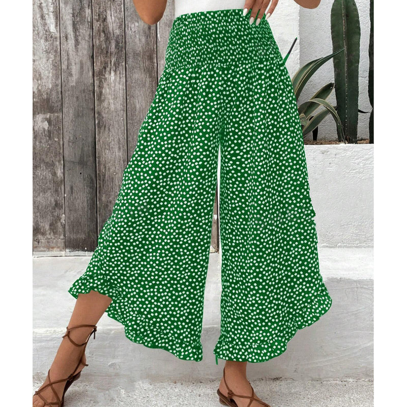 Pantalones Mujer Fluidos Cintura Alta – Estilo Elegante y Cómodo