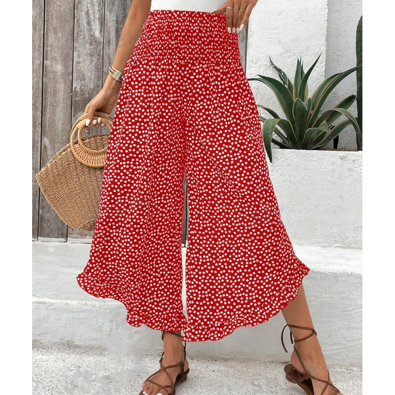 Pantalones Mujer Fluidos Cintura Alta – Estilo Elegante y Cómodo