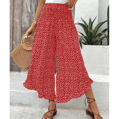 Pantalones Mujer Fluidos Cintura Alta – Estilo Elegante y Cómodo